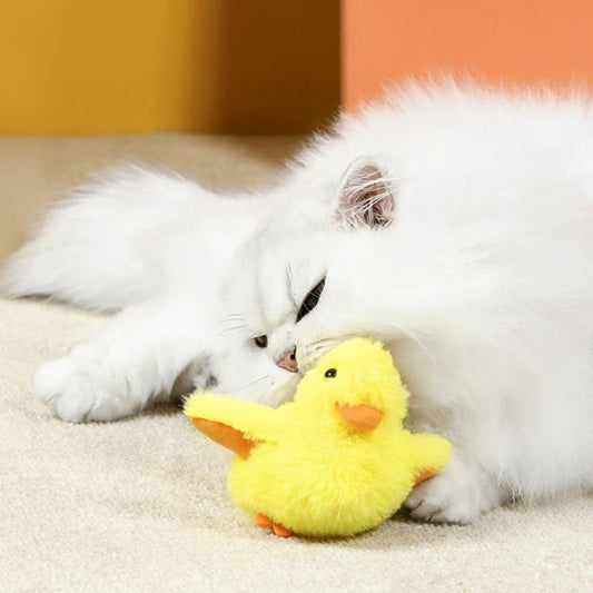 Fun Interactive Flapping Duck Cat Toy