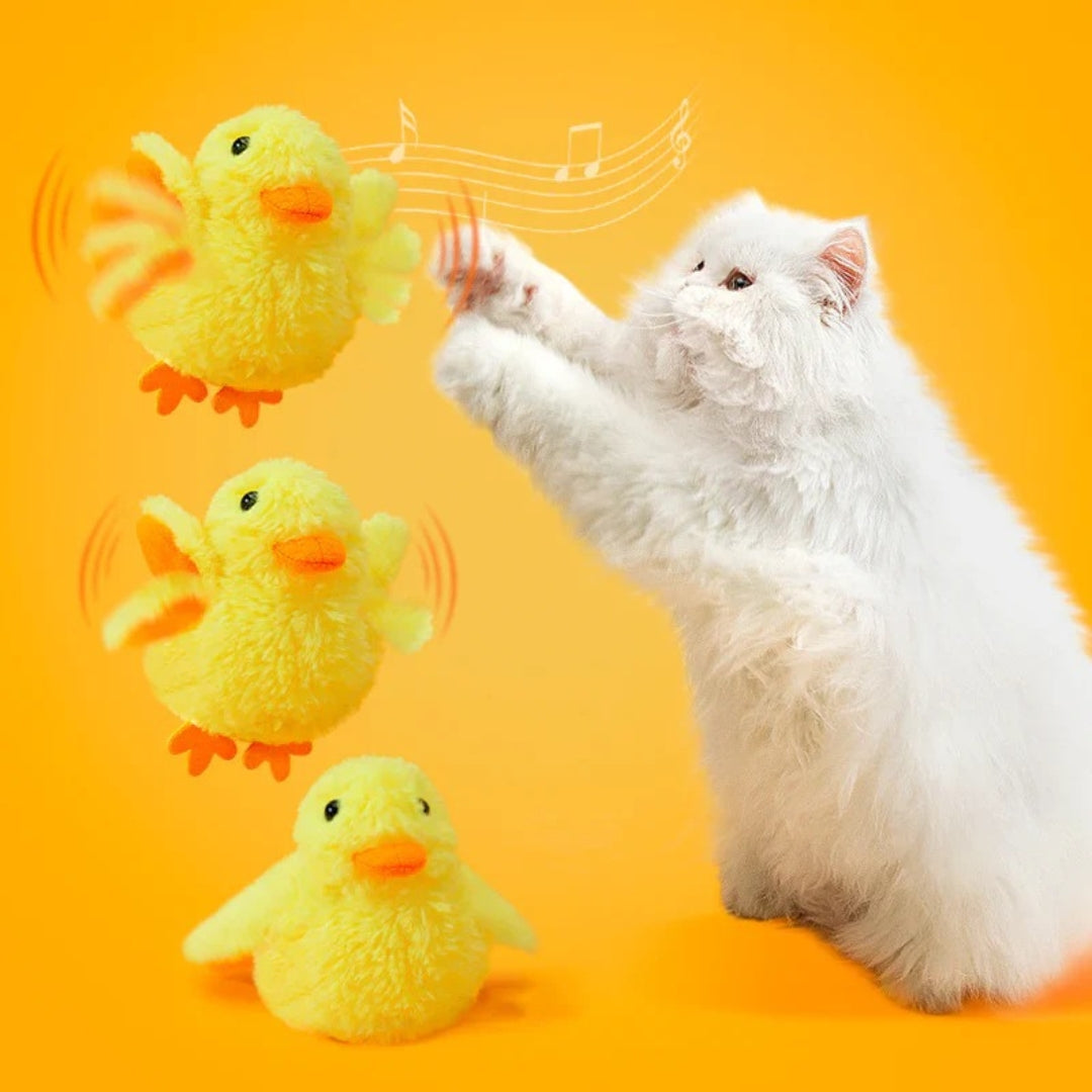 Fun Interactive Flapping Duck Cat Toy
