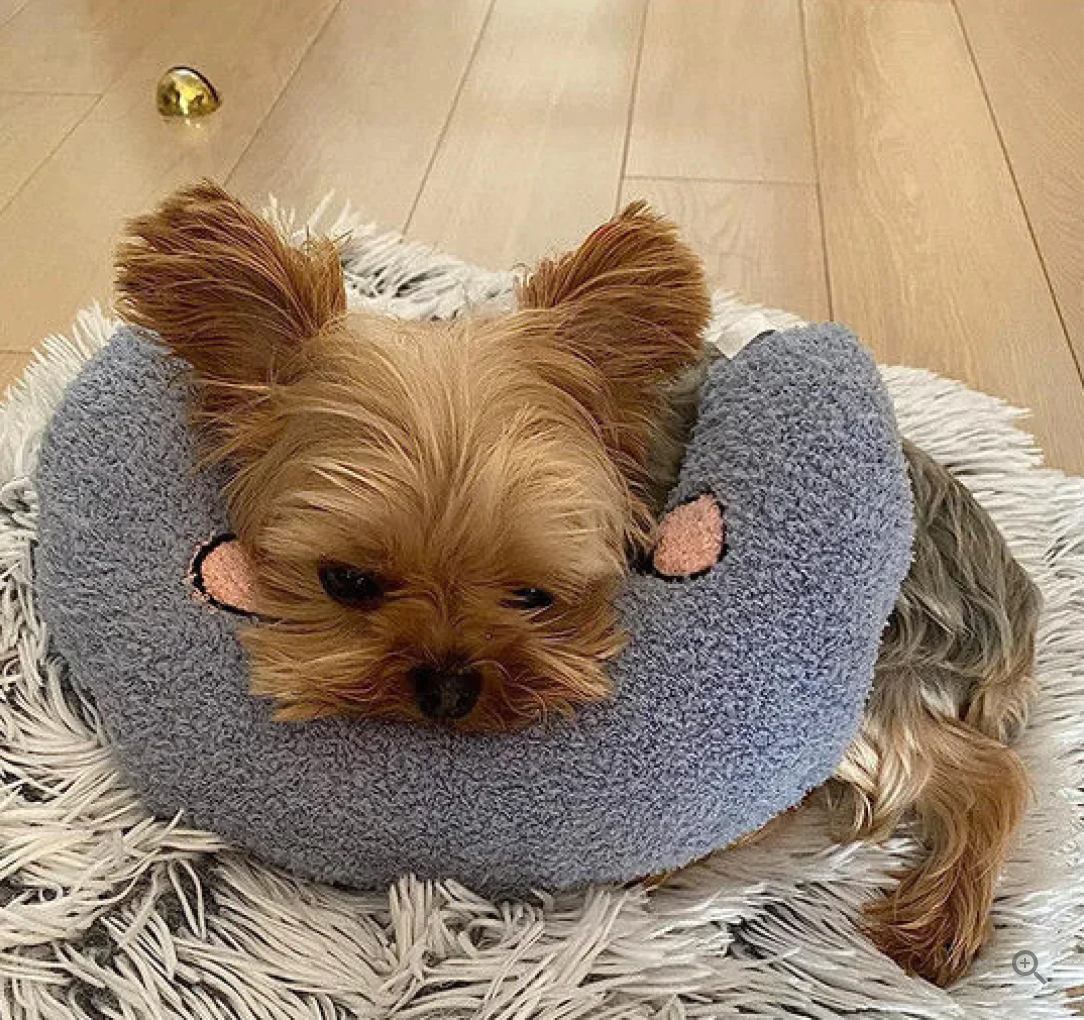 Cute Pet Calming Dog Pillow Head Rest