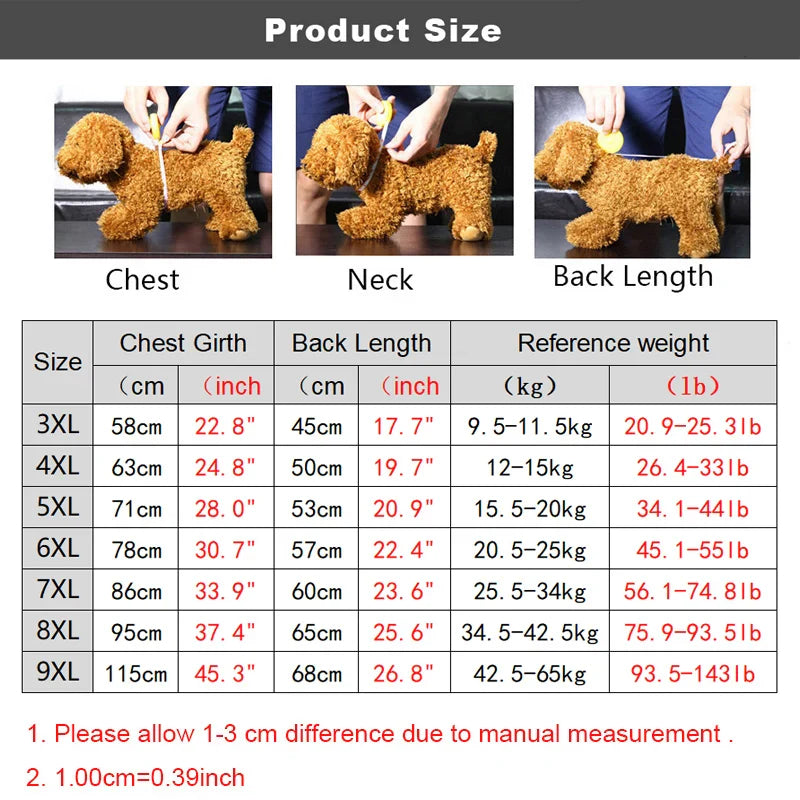 Warm Teddy Bear Print Fleece Dog Jumper