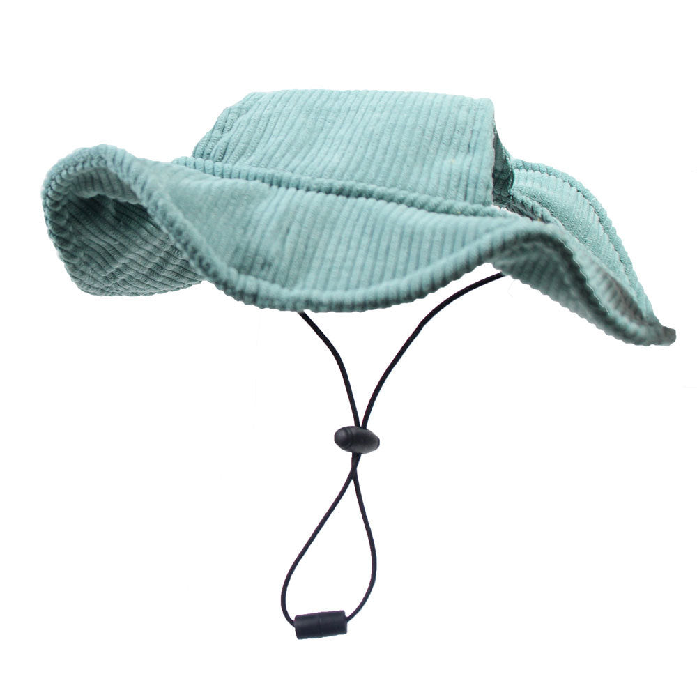 PupCap Dog Corduroy Outdoor Bucket Hat