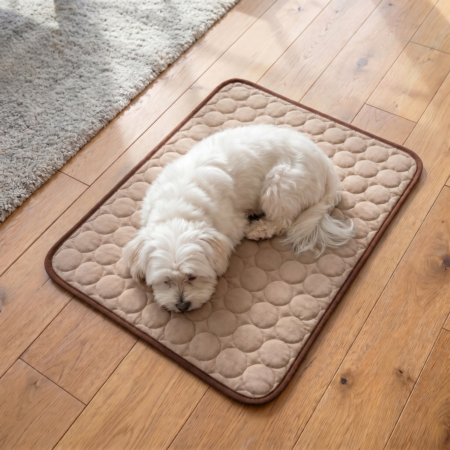 Self-Cooling Dog Mat - Gel-Free Washable Summer Mat for Dogs & Cats