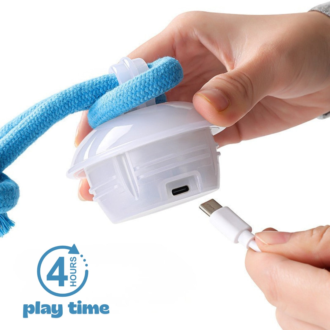 Interactive Dog Toy with Chew Ropes | Jumping Ball For Pups