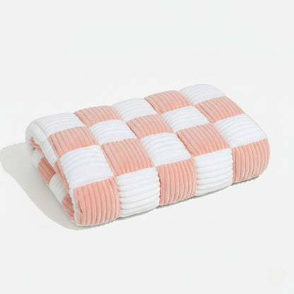 Cosy Plaid Dog Mat for Sofa & Floor - Anti-Slip Furniture Protector