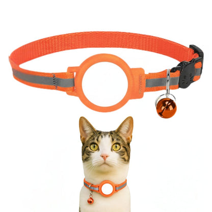 Cat Collar GPS Tracker Holder with Quick Release & Reflective Design