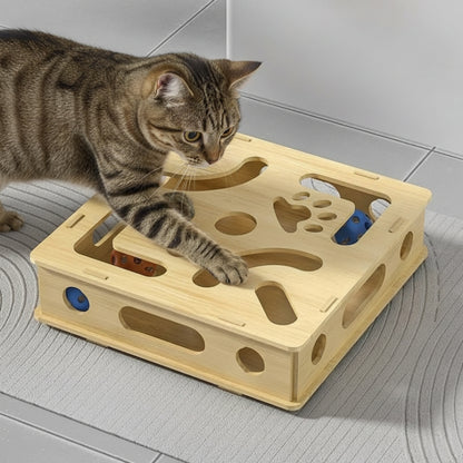 Interactive Hide & Seek Cat Puzzle Box Toy