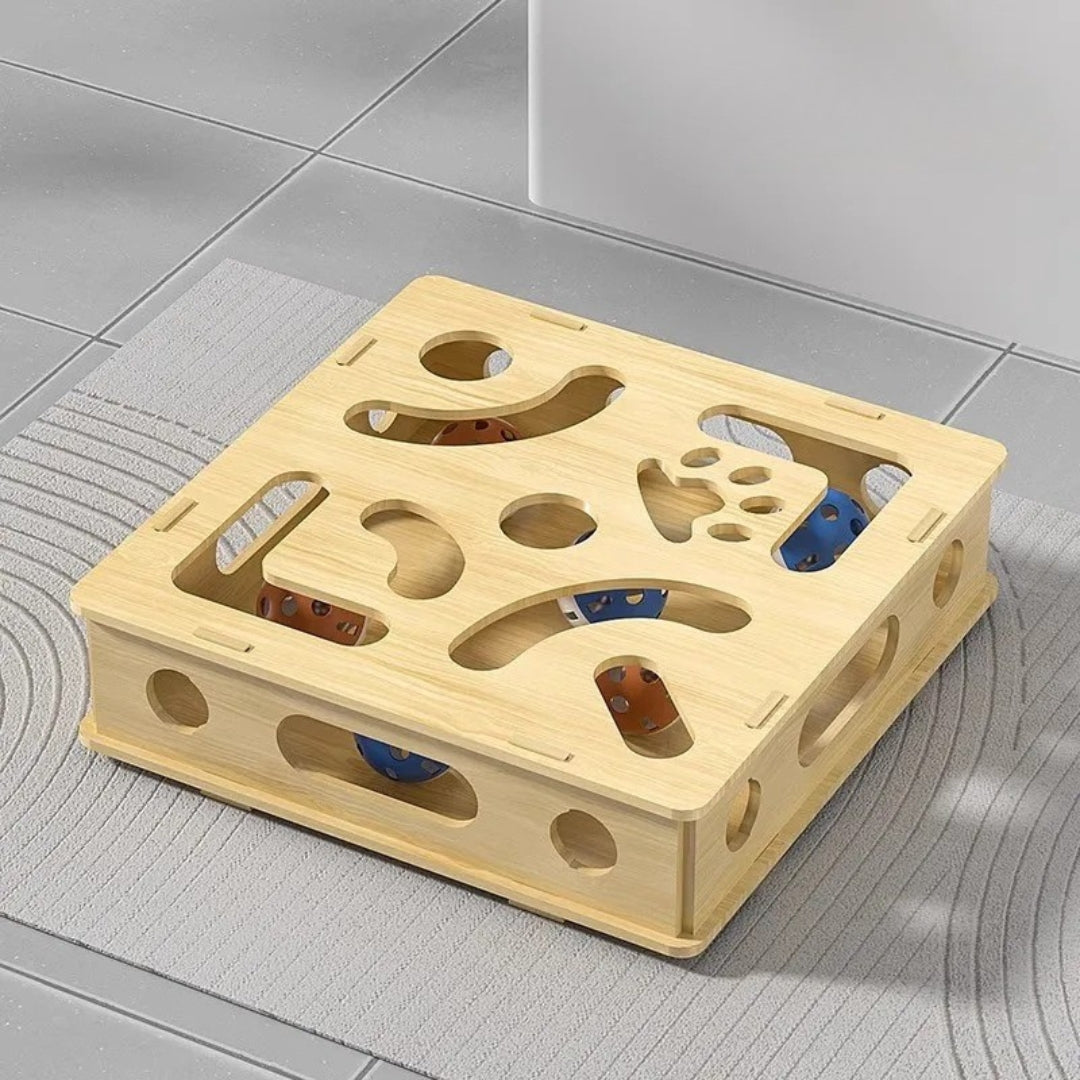 Interactive Hide & Seek Cat Puzzle Box Toy