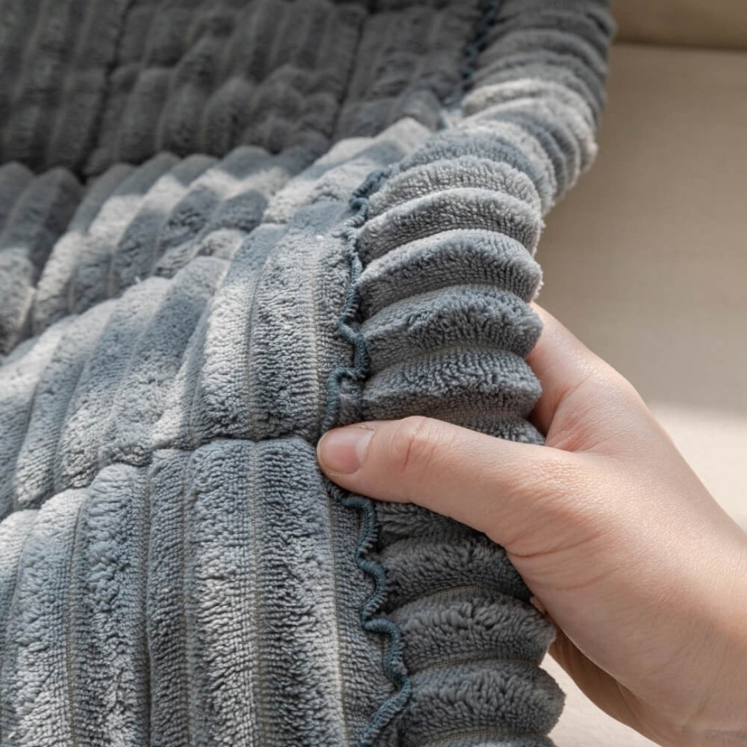 Non-Slip Pet Sofa Cover - Washable Plush Couch Protector for Dogs & Cats