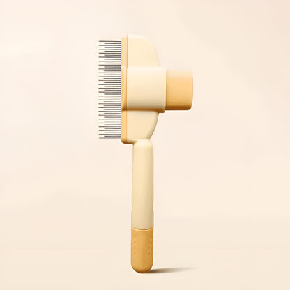 Self-Cleaning Pet Grooming Brush | Cat & Dog Hair Remover
