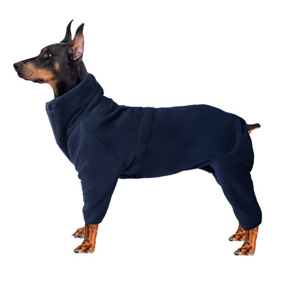 Fleece Dog Suit | Full Body Winter Jumpsuit for Cold Weather
