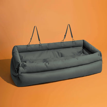 Luxury Faux Leather Dog Car Seat Booster Bed - City Rover
