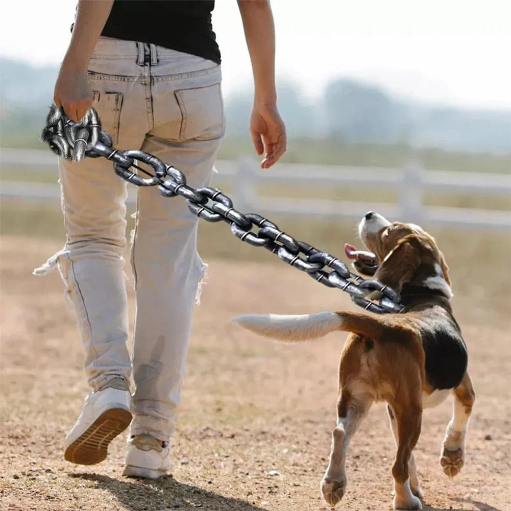 Funny Oversized Chain Lightweight Plastic Dog Leash