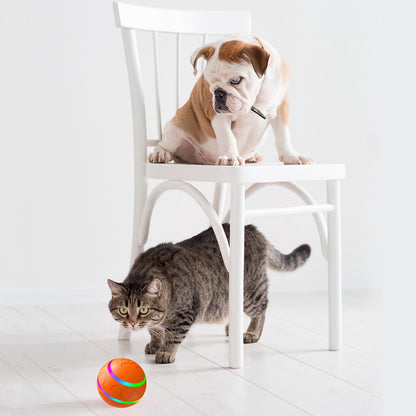 Interactive Remote-Controlled Dog Bouncing Ball | LED Jumping Pet Toy