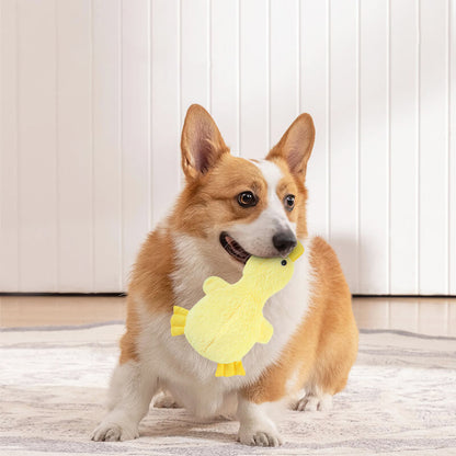 Cute Duck Plush Toy | Squeaky Dog Chew Toy