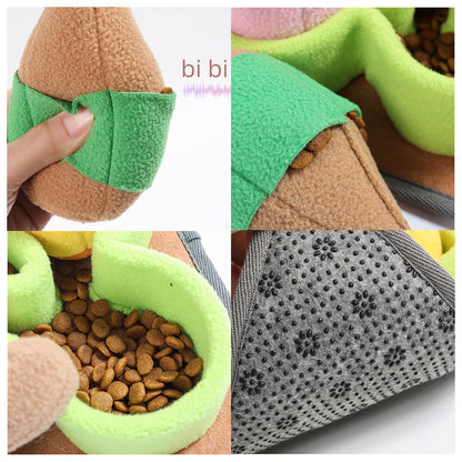 Interactive Bowling Puzzle Dog Enrichment Treat Toy