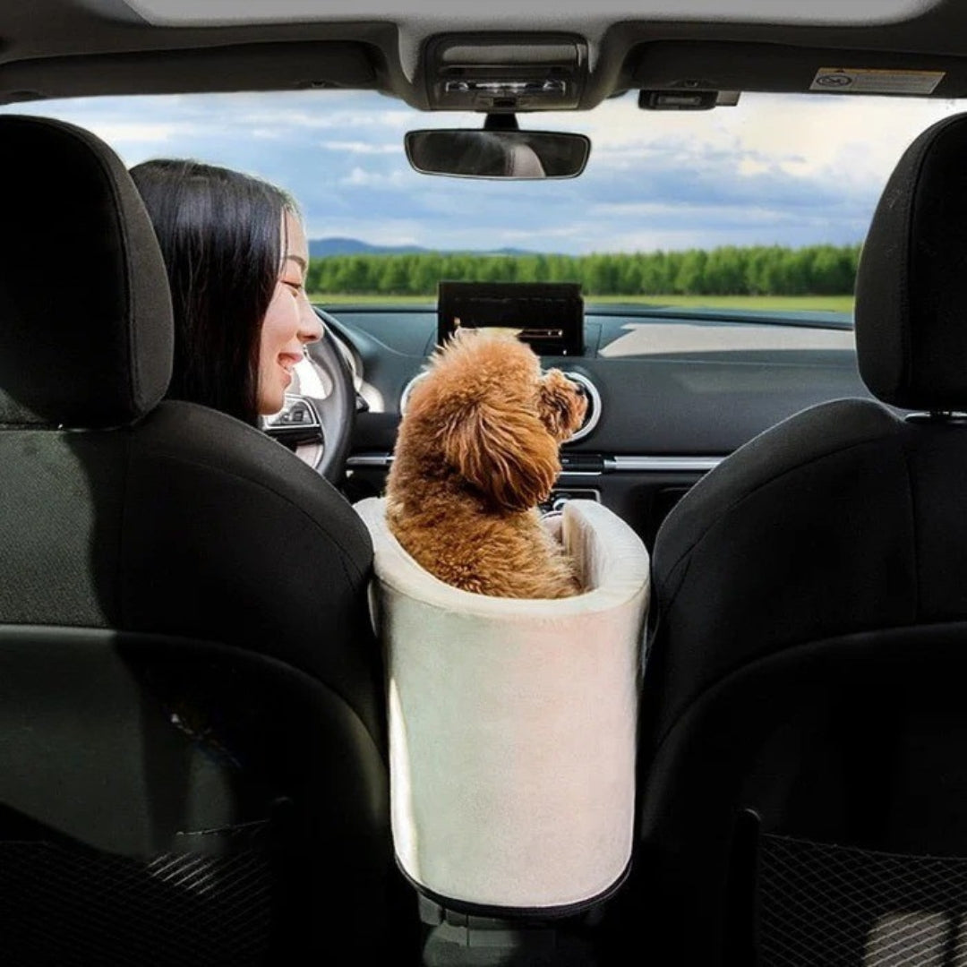 Pet Car Armrest Comfortable Seat for Small Dogs & Cats