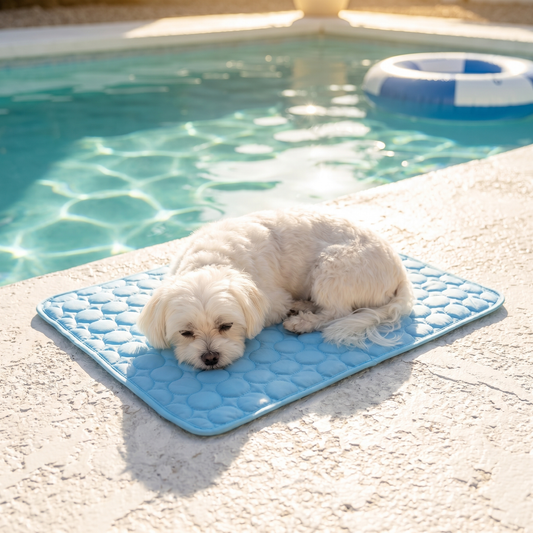 Self-Cooling Dog Mat - Gel-Free Washable Summer Mat for Dogs & Cats