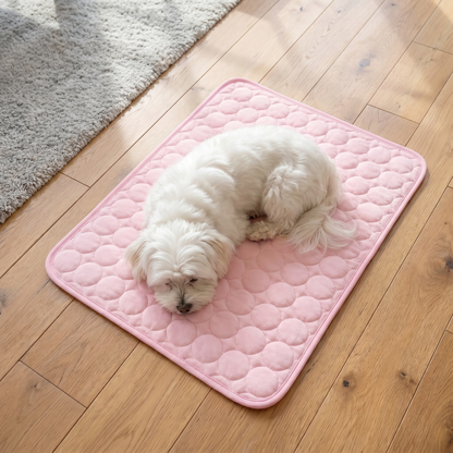 Self-Cooling Dog Mat - Gel-Free Washable Summer Mat for Dogs & Cats