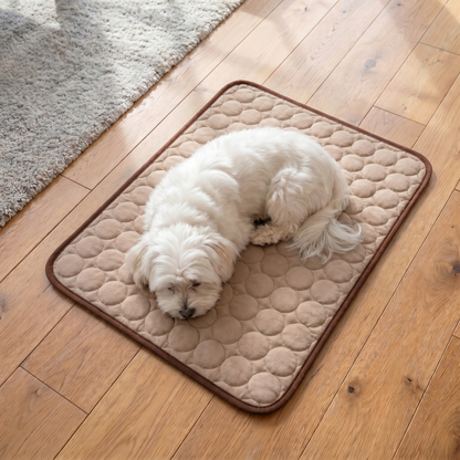 Self-Cooling Dog Mat - Gel-Free Washable Summer Mat for Dogs & Cats