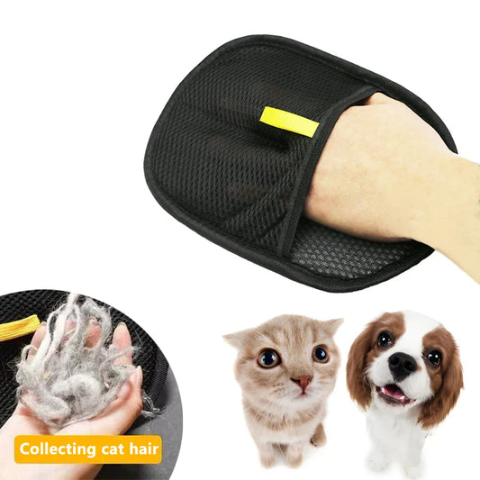 Reusable Pet Grooming Fur Catcher Hair Removal Glove