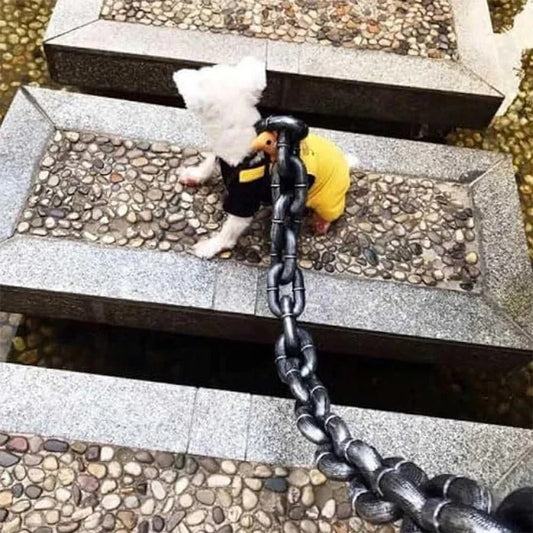 Funny Oversized Chain Lightweight Plastic Dog Leash